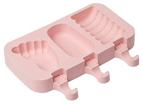 FISURA - Molde helado. Molde helado de silicona libre de BPA. Molde para polos con forma original. Molde helado con palos reutilizables y tapa. (Helados) (HMK23105)