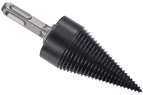 PATIKIL 42mm Firewood Log Splitter Drill Bit, Removable Drill Bits Electric Drills Screw Cone Driver with Square Shank for Home and Outdoor