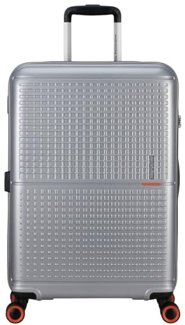 American Tourister Geopop Spinner 67/24 TSA Trolley Metallic Silver