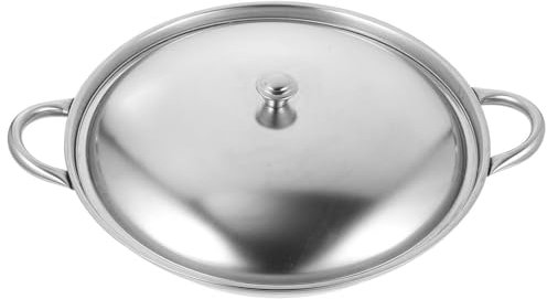 Kichvoe Pentola Acciaio Inossidabile Con Design Antigoccia Per Cucina e Ristorazione Per Hot Pot e Di Mare