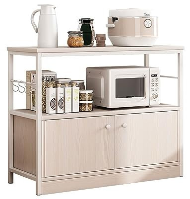 CCKUHN Regale, Konsolentisch, nordisches Sideboard, Teeschrank, Heimküche, multifunktionaler Buffetschrank, Weinschrank, moderner, minimalistischer Spind für Esszimmer, Wohnzimmer, Schra