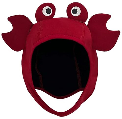 MOTTCOLDY Wetsuit Hood 3mm Neoprene Scuba Diving Cap - Thermal Surfing Hood with Flow Vent for Water Sport Scuba Diving Snorkeling and Swimming (Red)