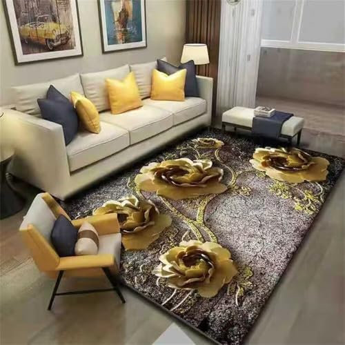 Kunsen 80X140CM Teppich Gross Abstrakte Geometrie, Wohnbereich, Schlafzimmer einfach zu pflegen Kinder Mädchen Mehrfarbig Flickenteppich Grosser