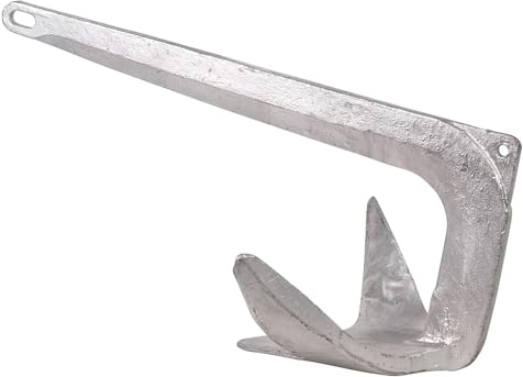 TREPPE Ancla Tipo Bruce 12 kg para Barco Acero galvanizado