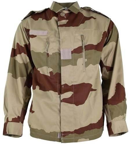 Véritable veste F2 armée française camouflage désert France militaire surplus, multicolore, Taille unique