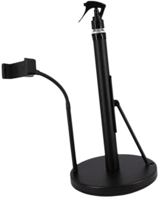 KESOTO Paper Towel Holder with Spray Bottle And Phone Base, Black