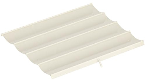 Outsunny Ersatzdach für 2,85 x 2 m Pergola Welle 286 x 245 cm Cremeweiß | Wasserabweisend, Einziehbar, Welle Überdachung, Regenabflusslöcher, UV-Schutz 30+, NUR Schattenabdeckung