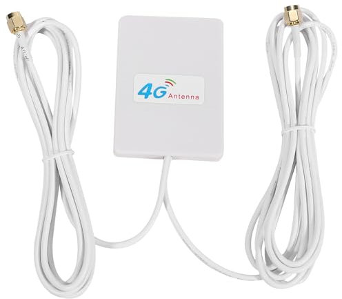 Huudngeje 4G / 3G Antena WiFi 28Dbi LTE Antena Amplificador De Señal 4G / 3G Router Móvil Antena WiFi Antena De Banda (SMA)