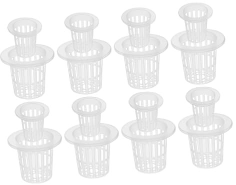 Yardwe 60stücke Teiliges Hydroponische Pflanzen-netztöpfe Aus Transparentem Kunststoff Luftdurchlässige Pflanzkörbe Für Gemüse Setzlingsanzucht Fördert Starke Wurzelbildung Für Garten Und