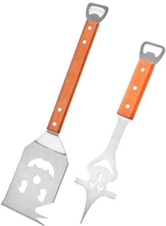 Gorger BBQ Tools Set, Multi-Tool Outdoor Utensils with Spork Shovel, Bottle Opener, Camping Grill Accessories, BBQ Gifts for Picnic, Hiking, Garden Party (1pcs)