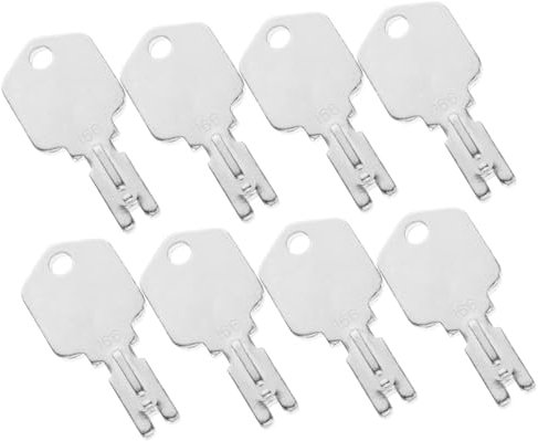 PRETYZOOM 8pezzi Chiavi Accensione Ricambio Per Carrelli Elevatori Chiavi Avviamento Per Carrelli Elevatori Costruite Materiali Per Prestazioni Sblocco Rapido e Semplice Compatto e Portatile