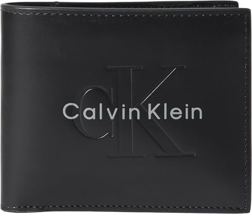 Calvin Klein Uomo Borsello Bold Billfold in Pelle, Nero (Black), Taglia Unica