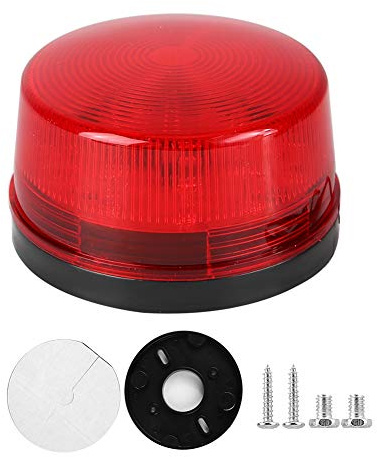 lvifloae Luci da strobo ambra per camion Emergenza blu elevata per veicoli Luminosità 15 LED Emergenza lampeggiante Sicurezza di sicurezza Luce di avviso di traffico (220 V) (220V LED flash light)