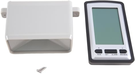 MVOSJFIE Pluviometro Wireless Stazione Meteorologica Registratore di Temperatura Interna/Esterna