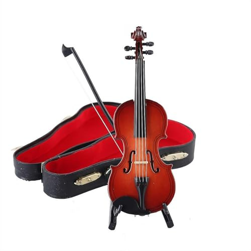 2026 Neue spielbare winzige Violin-Figur, das kleinste Miniatur-Musikinstrument der Welt mit Sound und trauriger Musik, Schlüsselanhänger für einzigartige dumme Gag-Geschenke