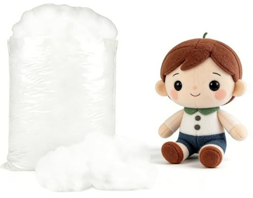SongBuydn Deko Schnee, 160g Watte Für Wolkendecke, Kunstschnee Zum Basteln, Füllwatte, Weihnachtsbaum Schnee, Deko Weihnachten, Polsterwatte