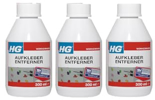 HG Aufkleber Entferner – 3er Set Kleberentferner Entfernt Sticker- & Kleberreste im Haushalt