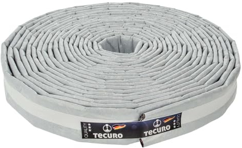 tecuro Vlies - Rohrisolierung Ø 28 mm x 10 Meter, mit wasserdichter PE-Schutzfolie, 4 mm Dämmstärke
