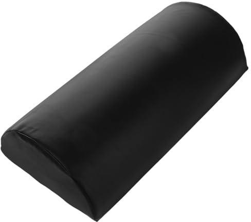 COMPUKAS Cuscino Solleva Piedi in Memory Foam Nero per Lettino da Massaggio Supporto Completo e Riduzione Affaticamento per Centri Estetici e Fisioterapia
