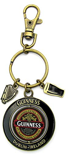 Guinness PVC Spinner Keychain Classic Collection Label Design