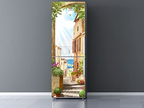 Oedim Vinile per Frigorifero Italia 185x70 cm | Adesivo Resistente e di Facile Applicazione | Adesivo Adesivo Decorativo dal Design Elegante