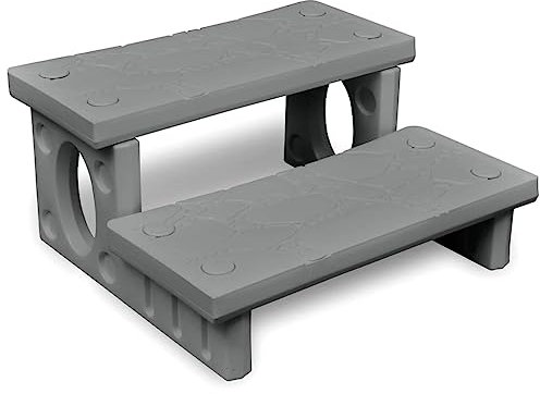 vidaXL Gradini per Spa Grigi