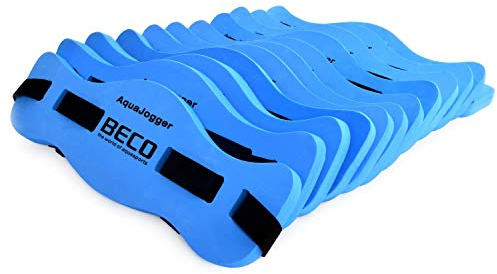 Beco 12 Aqua Jogging Gürtel Runner, bis 100kg 12er Set blau