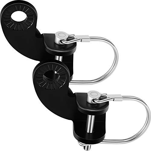 2-Pack: Abgewinkelte Burley Fahrrad-Anhnger Kupplung Adapter, deutsch 12,2 mm, kompatibel mit Original Burley Anhngern