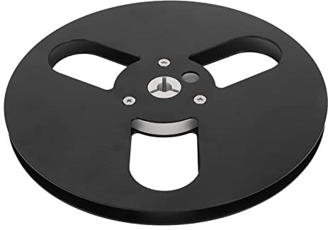 Carrete de Plástico Vacío de 7 X 1/4 Pulgadas para Carrete Pequeño, Carrete Abierto de Aleación de Aluminio de Audio, Carrete de Cinta Vacío de 3 Agujeros para Resistencia Al