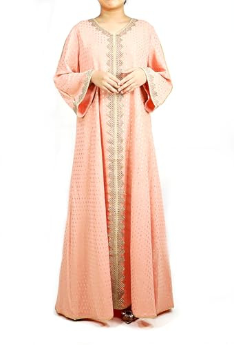 Musuly Pink Abaya for Women (S=8)