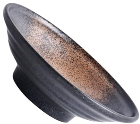 ABOOFAN Bol en Céramique Multifonction pour Soupe et Salade, Facile à Nettoyer, pour Maison et Restaurant, Bol à Soupe Japonerie Élégant et Résistant