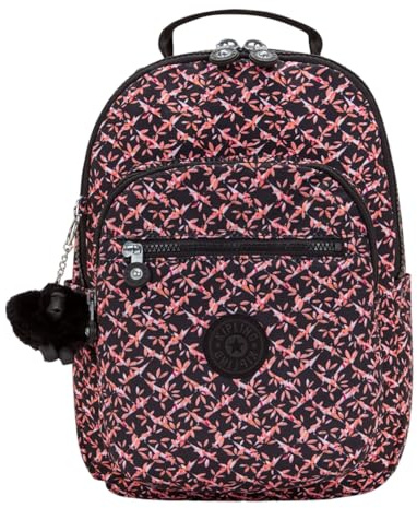 Kipling SEOUL S, Small Backpack (With Laptop Protection), 16 x 80 x 38 cm, Dancing Bouquet (Multi)