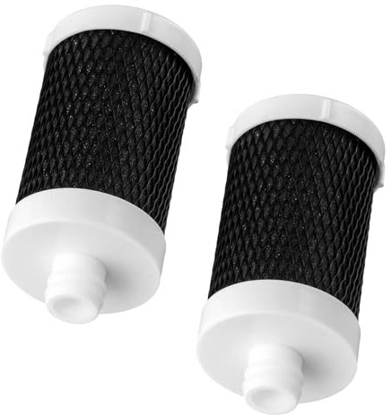 Filtre à Eau sur Robinet, Cartouche de Rechange pour Filtre de Robinet, Filtre à Eau Potable au Charbon Actif pour éliminer les Sédiments, la Rouille, les Impuretés et le Chlore Résiduel dans L'eau