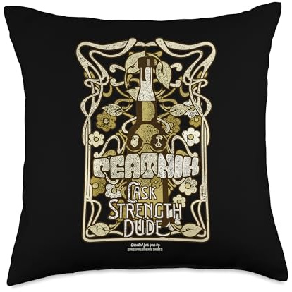 Whisky Design Peatnik Peat Whisky Throw Pillow