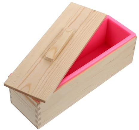 IWOWHERO Seifenholz-boxform Wiederverwendbare Seifenform Antihaftbeschichtete Holzform Für Heimwerker Praktische Dekorationsform Robuste Seifenherstellungsform