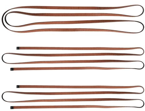 Bambulab 3D Printer Belt Kit - X1 P1P P1S Replacement Timing Belts for X/Y/Z Axis - Non-Slip, Precision Motion (EN 3-Piece Belt Set)
