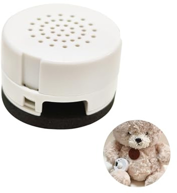 Diktiergerät für Stofftiere, 60s Soundmodul für Kuscheltiere mit Sprachaufnahme, Mini Sprachmodul Teddybär zum Einnähen, soundmodul bespielbar, aufnahmegerät kinder, spieluhr zum einnähen, DIY Geschen