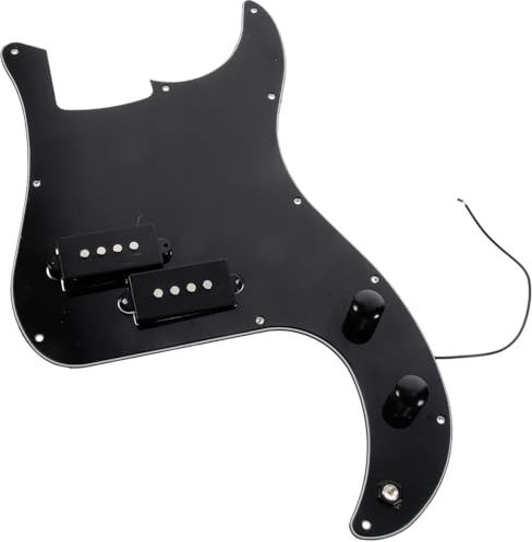 LOLIPPYY Pastilla Golpeadora Precableada Pb, Golpeador de 3 Capas Película Protectora, 11 Orificios para Tornillos, Compatible Guitarra Eléctrica, Accesorio de Tono para Color Aleatorio