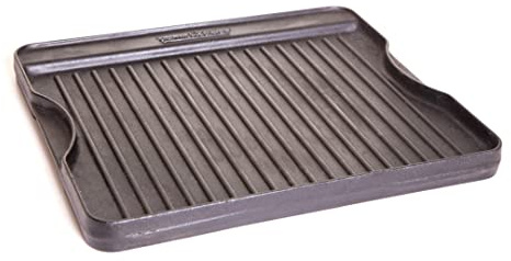 Camp Chef Reversible Pre-Seasoned Cast Iron Griddle, Cooking Surface 14 in. x 16, Black