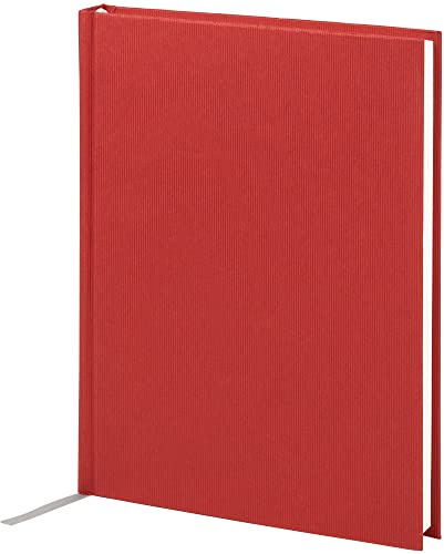 Rössler SOHO Notizbuch A5 punktkariert| Notebook A5 | Bullet Journal A5 | A5 Notizbuch gebunden | Notizbuch dotted | Kladde in DIN A5 | 1 Stück | Farbe: Rot | Dotted Journal für Bullet Journaling, Planung, Skizzen, To-do-Listen und Notizen