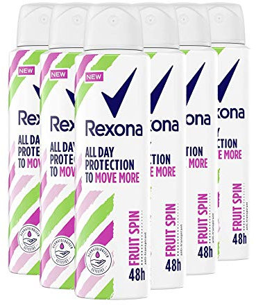 Rexona Women Anti-Transpirant Deo Spray Fruit Spin für junge Haut geeignet dermatologisch getestet 150 ml