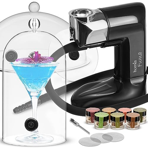 Cocktail Smoker Kit - Whiskey Smoker Kit - Smoke Infuser - Universal Kit, 14 PCS, Smoker Machine with Accessories and Wood Chips - Indoor Smoker - Gift for Men