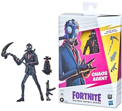 Hasbro Fortnite Victory Royale Series Chaos Agent 15 cm große Action-Figur zum Sammeln mit Accessoires, ab 8 Jahren