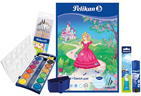 Wasserbox 808246 für Pelikan Deckfarbkasten (Schulset (Blau))