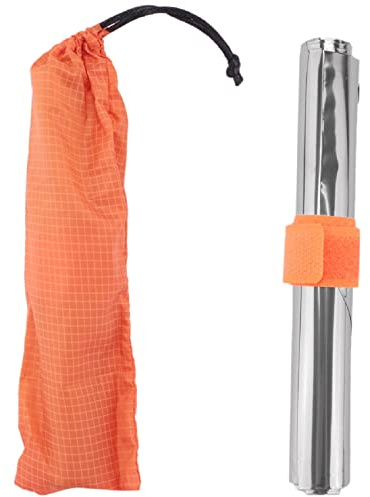 Hausdec Pare-vent en titane pur pour réchaud de camping - 15 cm