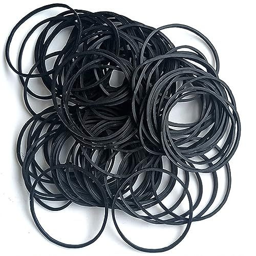 Elastic Band Black Black Rubber Bands Cowhide Bands Rubber Ring Leather Sleeve Hair Plate Hairdressing Makeup Leather Band Storage Leather Bands