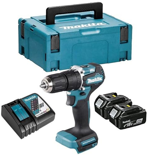 Makita DHP487RMJ Schlagbohrmaschine, 18 V, LXT (2 x 4,0 Ah) in Makpac