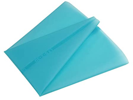 PRETYZOOM Piping Bags Pastry Bags Cake Decorating Small Blue Food-Grade Silicone Reusable Cookie Decorating Pastry Tool Easy Clean Hanging Loop