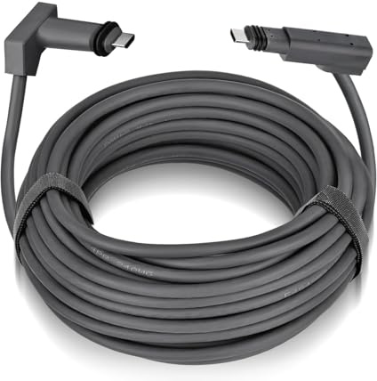 Bingfu Cable de Repuesto para Antena Parabólica Starlink V2 Gen2 - Transmisión de Alta Velocidad y Cable de Extensión Antiinterferencias Mejorado para Starlink Gen 2, 15 Metros | Cable alargador para antena parabólica Starlink Gen 2, cable blindado para transmisión estable de alta velocidad