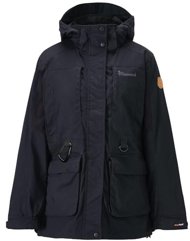 Pinewood Damen Dog Sports Trainer Extreme Jacke - Hundesport- und Outdoorjacke Damen - wind- und wasserdicht mit vielen Taschen und praktischen Details, ideal für Hundetraining